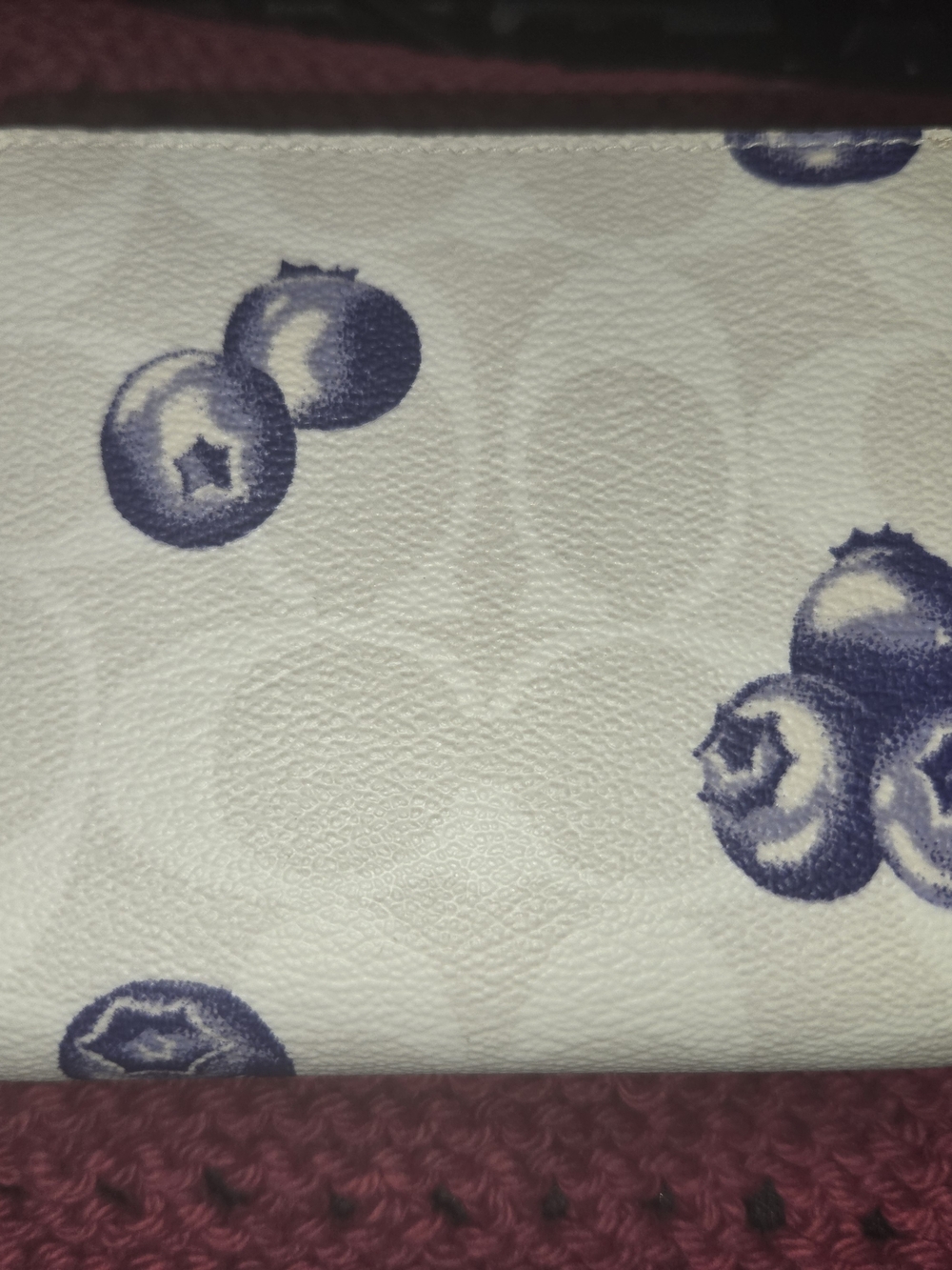 Blueberry Pattern Decorative Throw Pillow Cover - Unbranded